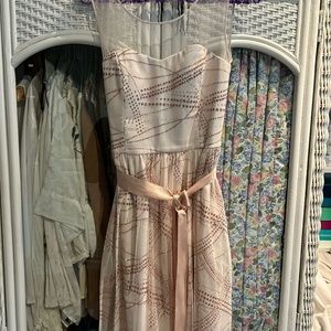 Pink & Gold Le Château dress